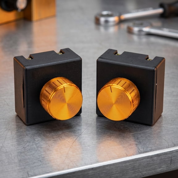 STOBOK 2Pcs Bedside Lamp Dimmer Switch with Rotary Knob for Adjustable Indoor Light Control