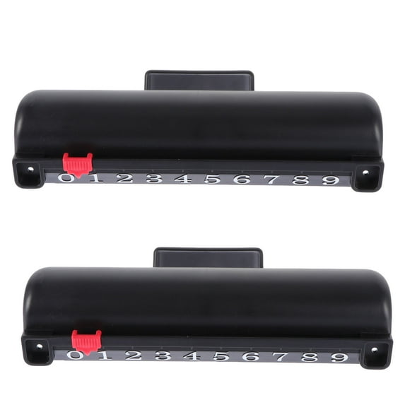 STOBOK Versatile Plastic Scorekeepers for Indoor Playing, Black, 2Pcs