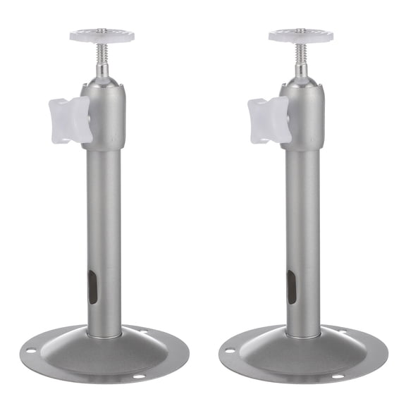 STOBOK Wall Mount Security Camera Bracket Adjustable 2pcs 04c Aluminum Alloy