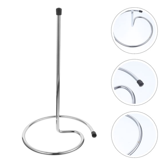 STOBOK Decanter Drying Rack Wine Decanter Drying Rack Silver Stainless Steel 2Pcs