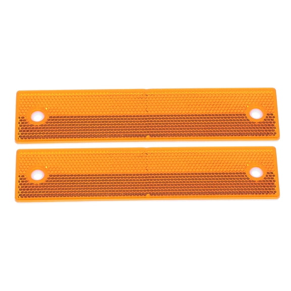 STOBOK 2Pcs Durable Yellow Reflective Road Safety Marker for Guardrail Use