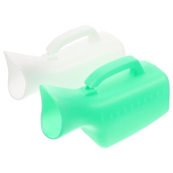 STOBOK PP Portable Female Urinal for Outdoor Use Assorted Color 2Pcs