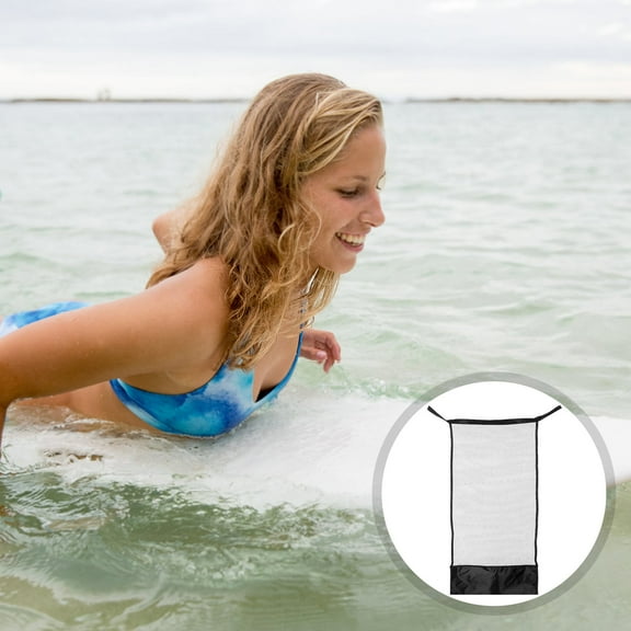 STOBOK 2Pcs Funny Swim Float Mesh Black Convenient Pool Supply for Swimming and Lounging