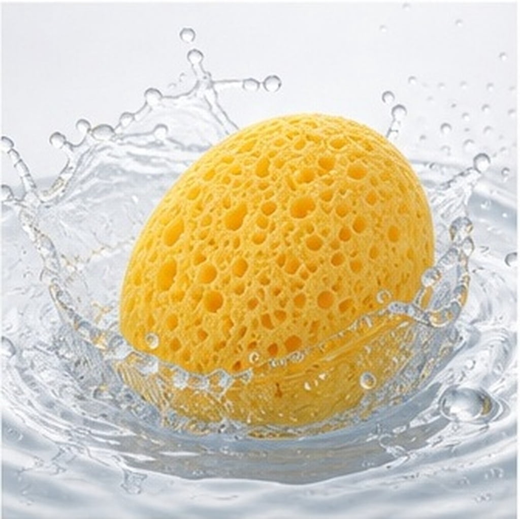 STOBOK 2Pcs Removable Texture Sponge Cleaning Tool Simple Design Yellow ...