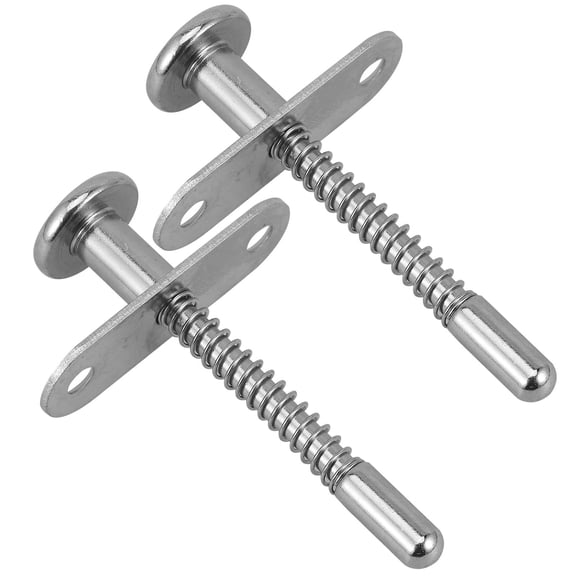 STOBOK 2pcs Sturdy Crib Parts Spring Bolt Latch Iron Furniture Latch for Parents