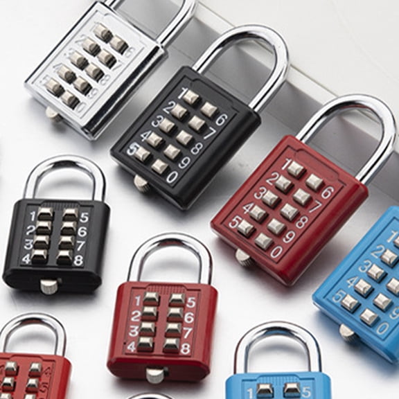 STOBOK 2Pcs Locks with Code Temperature Resistant Zinc Alloy for Gym Locker