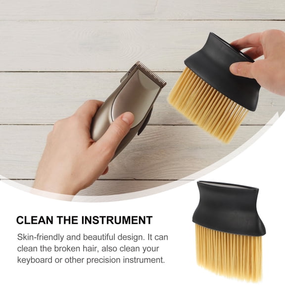 STOBOK 2Pcs Lightweight Hairdressing Brush for Neck Cleaning and Broken Hair Removal