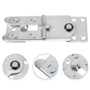 STOBOK 2pcs Sectional Sofa Connectors, Heavy Duty Iron Clamp Set, Silver