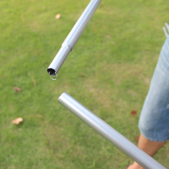 STOBOK 2-Pack Tent Awning Extension Poles, Iron Support for Camping, Outdoor Travel and Hiking Shelters
