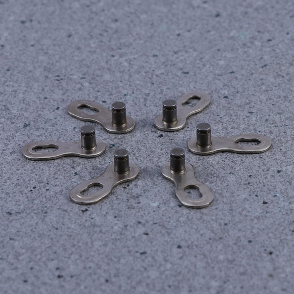 STOBOK 3Pairs Quick Release Bike Chain Connector Silver Stainless Steel for 10 Speed