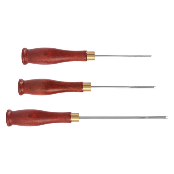 STOBOK 3Pcs DIY Craft Stuffing Tools with Wooden Handle for Precise Cotton Filling of Dolls and Plushies