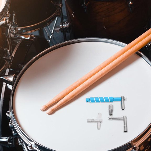 STOBOK 3Pcs Metal Drum Tuning Key Set Heavy Duty Drum Wrench with Quick Adjustment for Percussion