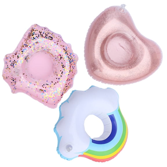 STOBOK Desk Coasters Shell Blue 3Pcs