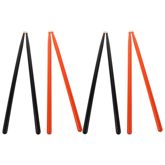 STOBOK 4Pairs Maple Wood Drumsticks with Balanced Weight for Performance and Practice