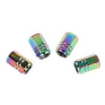thumbnail image 1 of STOBOK 4Pcs Assorted Color Aluminum Wheel Valve Covers Hexagonal Tire Valve Caps for Car Usage, 1 of 6