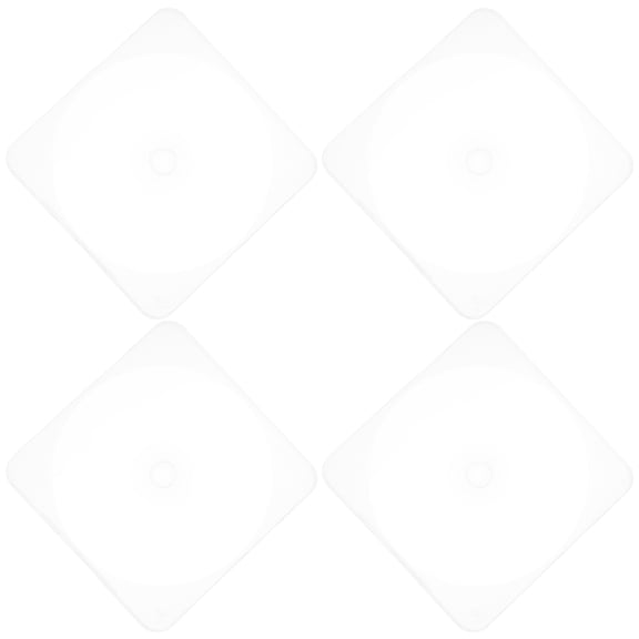 STOBOK 4Pcs Clear Plastic Dvd Boxes Compact Cd Storage Holder for Home Office Travel