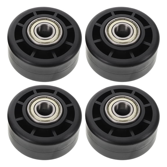 STOBOK 4Pcs Heavy Duty Treadmill Replacement Wheels for Exercise Machines with Quiet Rotation