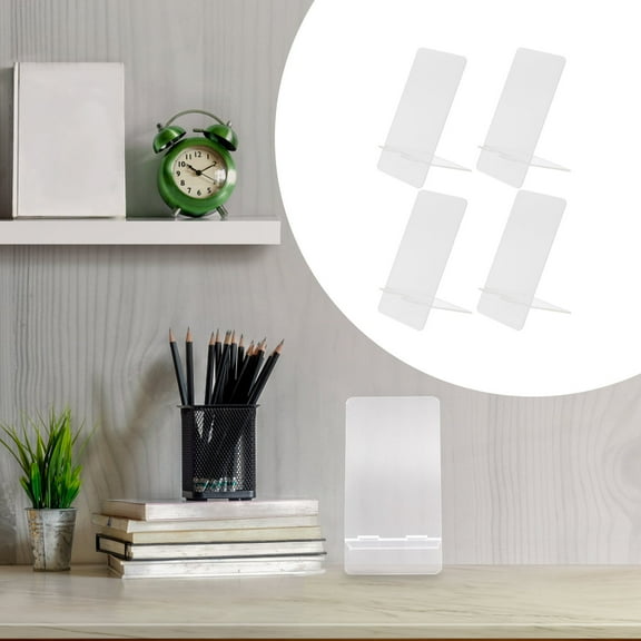 STOBOK Transparent Acrylic Message Board for Home and Office Writing 4Pcs