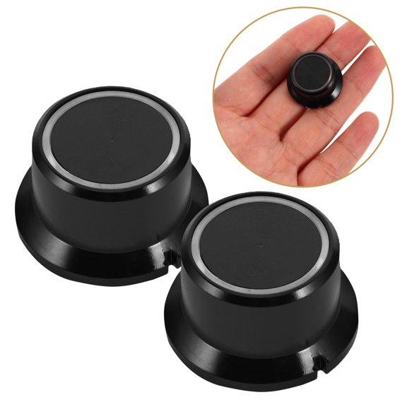 STOBOK 4Pcs Mixer Speed Control Knobs Black Translucent Rotary Volume Adjustment for Home Audio Systems