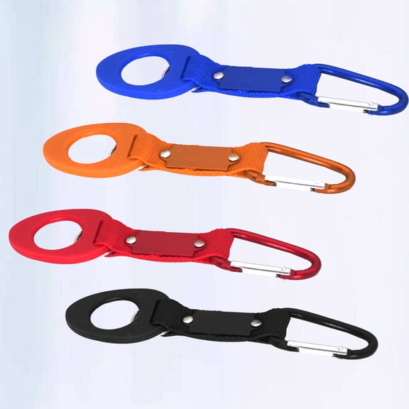 STOBOK 4Pcs Hanging Buckle Water Bottle Hook Clip Secure Portable Holder for Travel Outdoor Activities