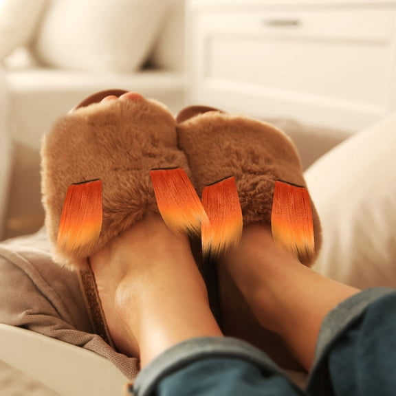 STOBOK Multi-Color Faux Fur and Comfortable for Crafting 4Pcs