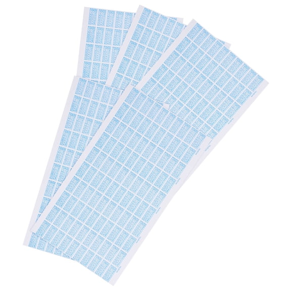 STOBOK 500pcs Tamper Proof Seals Void if Damaged Labels with Date Marking
