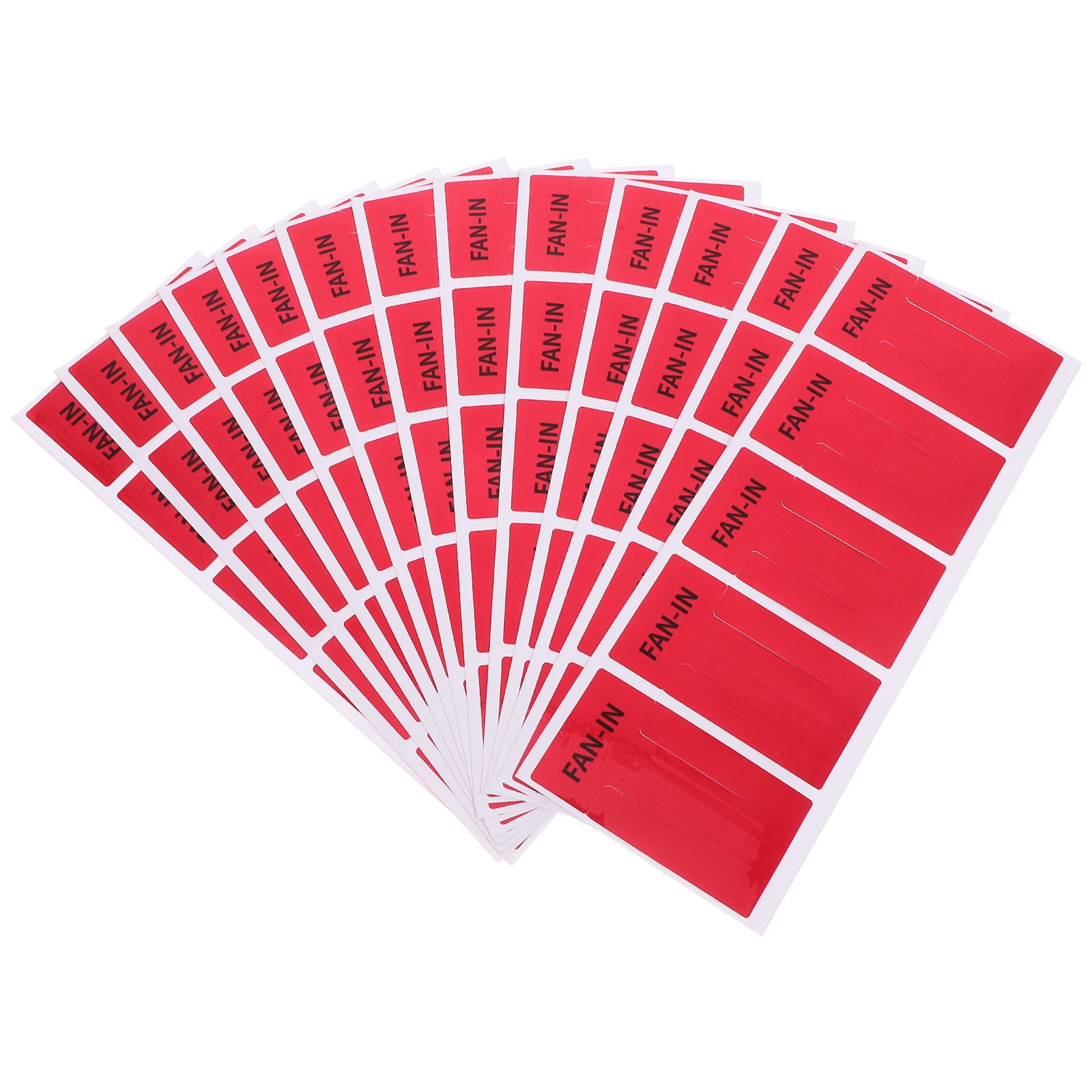 STOBOK Red Air Conditioner Airflow Indicating Stickers Durable Self ...