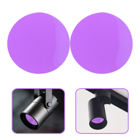 STOBOK Purple LED Light Diffuser Film for Creative Room Lighting 50Pcs