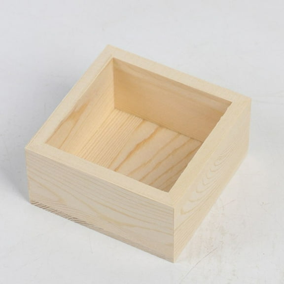 STOBOK 5PCS Pot for Indoor Plants with Multi-Functional Wood Design
