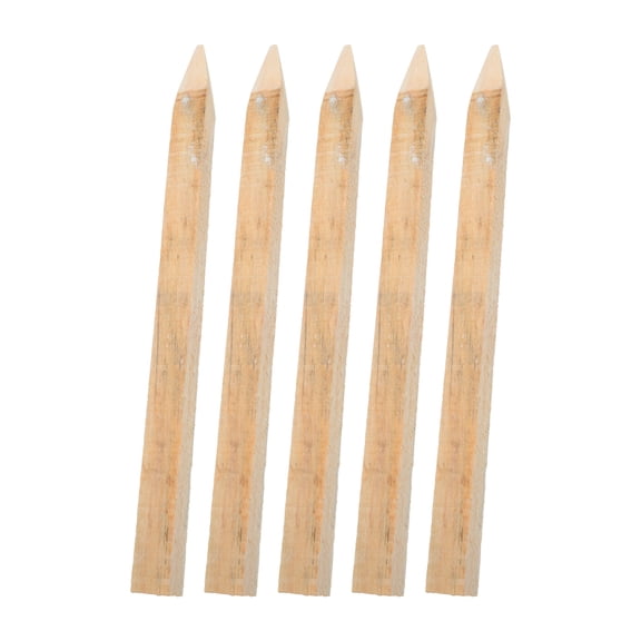 STOBOK 5Pcs Multipurpose Wood Surveyor Stakes for Land Surveying and Construction Layout