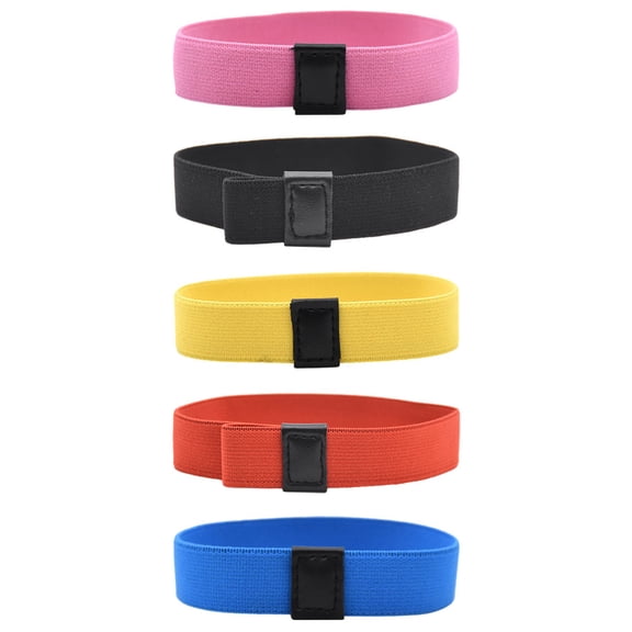 STOBOK 5Pcs Elastic Bento Box Straps Adjustable Portable Lunch Holder in Assorted Colors