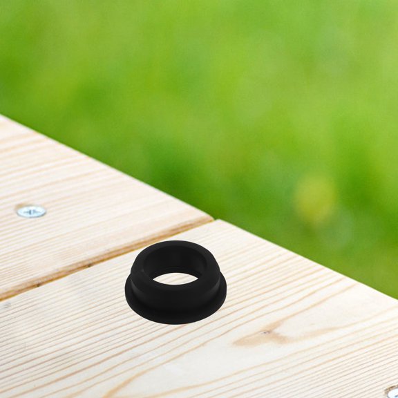 STOBOK 6Pcs Black Silicone Grommets Wiring Hole Plug Suitable for Home Vinyl Tubing and Drywall