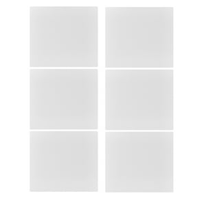 STOBOK 6Set Translucent Drawing Board Sketch Tool for Hobby Projects White Pvc Mat Back to School