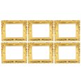thumbnail image 1 of STOBOK 6pcs 1:12 Scale Miniature Picture Frames for Dollhouse, Small Plastic Photo Frames with Finish for Crafts, 1 of 8
