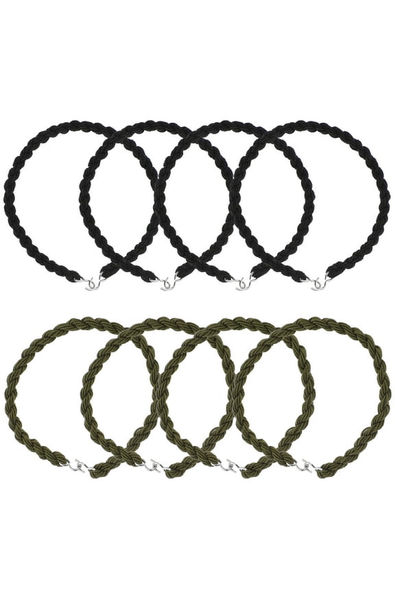 8Pcs Stretchy Elastic Leg Straps with Hooks for Outdoor Boots and Trekking Pants