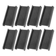 thumbnail image 1 of STOBOK 8Pcs Reusable PVC Shelf Label Holders Black Tags for Library and Storage Organization, 1 of 8