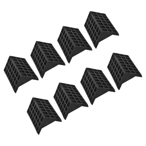 STOBOK Table Tennis Table Corner Protectors Black Plastic for Home Safety