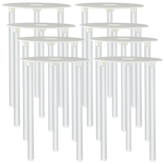 STOBOK 8Sets Food Grade Plastic Cake Dowels for Layered Cake Support