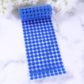 STOBOK 900Pcs Round Blue Dot Sticker Tape Strong Adhesive Hook and Loop