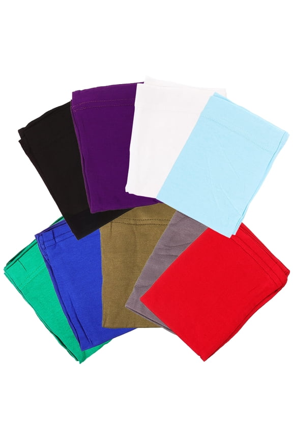 9pcs Elastic Headband Head Wrap Hat Polyester Assorted Color for Everyday Use Unisex