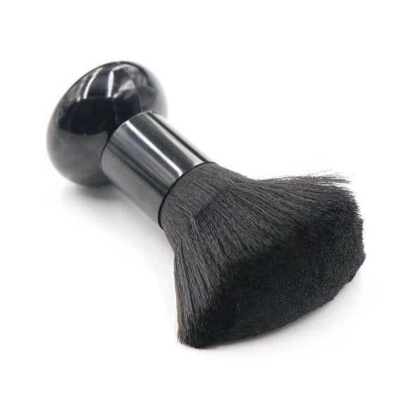 STOBOK Barbers Hair Brush Round Handle Black 1Pack Professional Salon Accessory