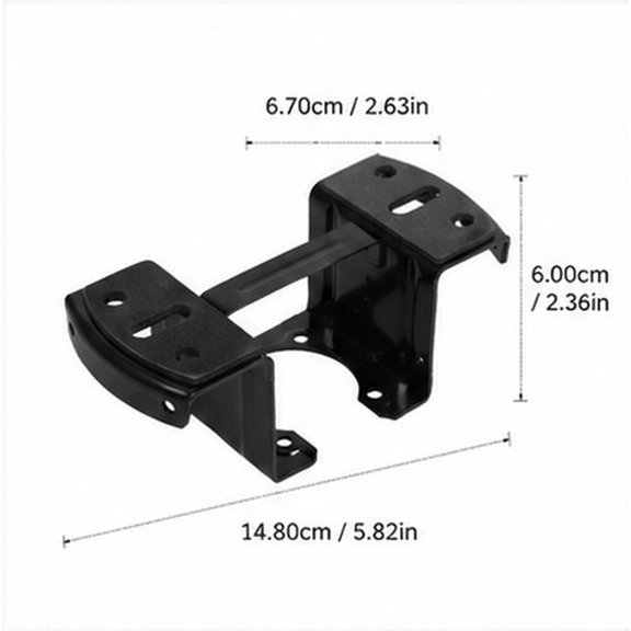 STOBOK Black Ceiling Fan Installation Bracket Mounting Kit for Light Fixtures