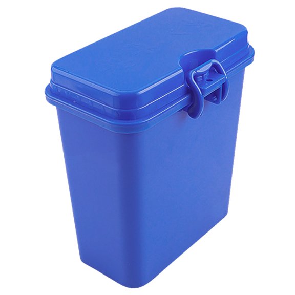 STOBOK Blue Plastic Motorcycle Tool Carrier Storage Bin Accessories 2pcs
