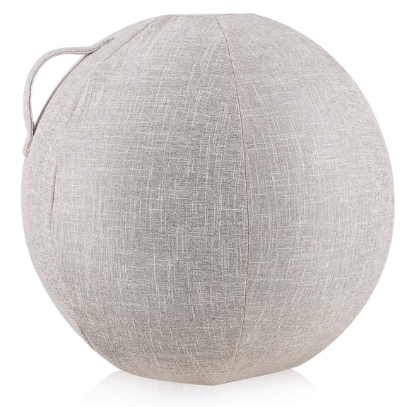 STOBOK Portable Yoga Balls Case Cotton Linen Washable Breathable Protective Sleeve