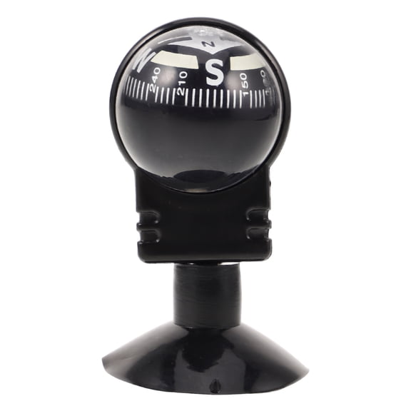 STOBOK Self Adhesive Navigation Compass Reusable Plastic Round for Outdoor Adventure 1Set