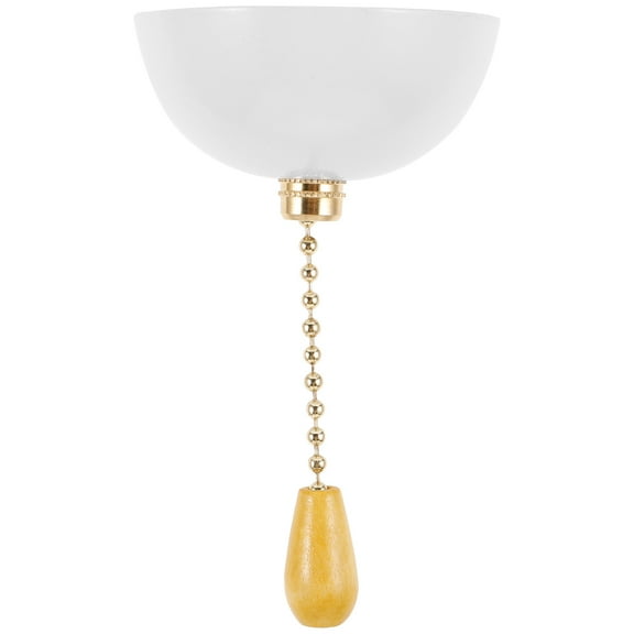 STOBOK Easy Install White Fan Pull Chain Extension for Light Fixtures Suitable for Home Decor