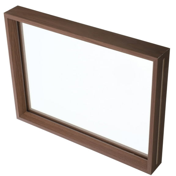 STOBOK Brown Clear Picture Frame for Certificates and Home Decor, 1 Piece, Display Frame