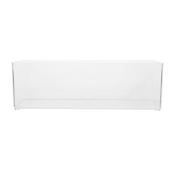 STOBOK Model Display Cabinets Rectangular ABS 1Pack Clear Display Case Rack