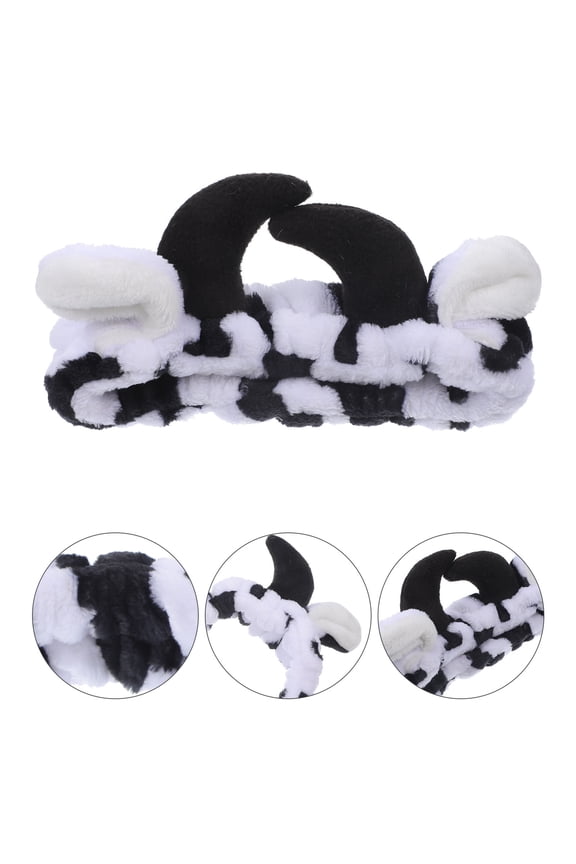 Soft Flannel Face Wash Headband Multi Color Hair Band for Spa Bath and Skincare