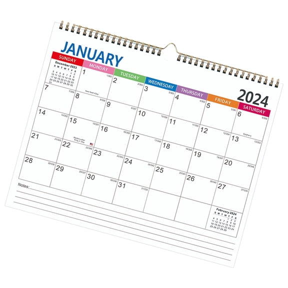 STOBOK 2024 2025 Monthly Wall Calendar for Home with Appointment and Countdown Features